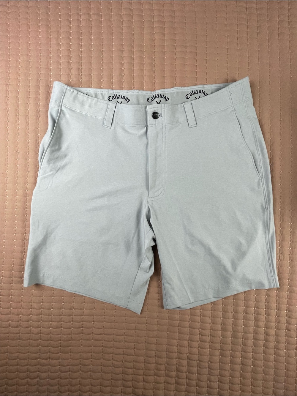 Callaway Men's Light Gray Performance Golf Shorts 34W